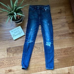 American eagle high waisted jeans